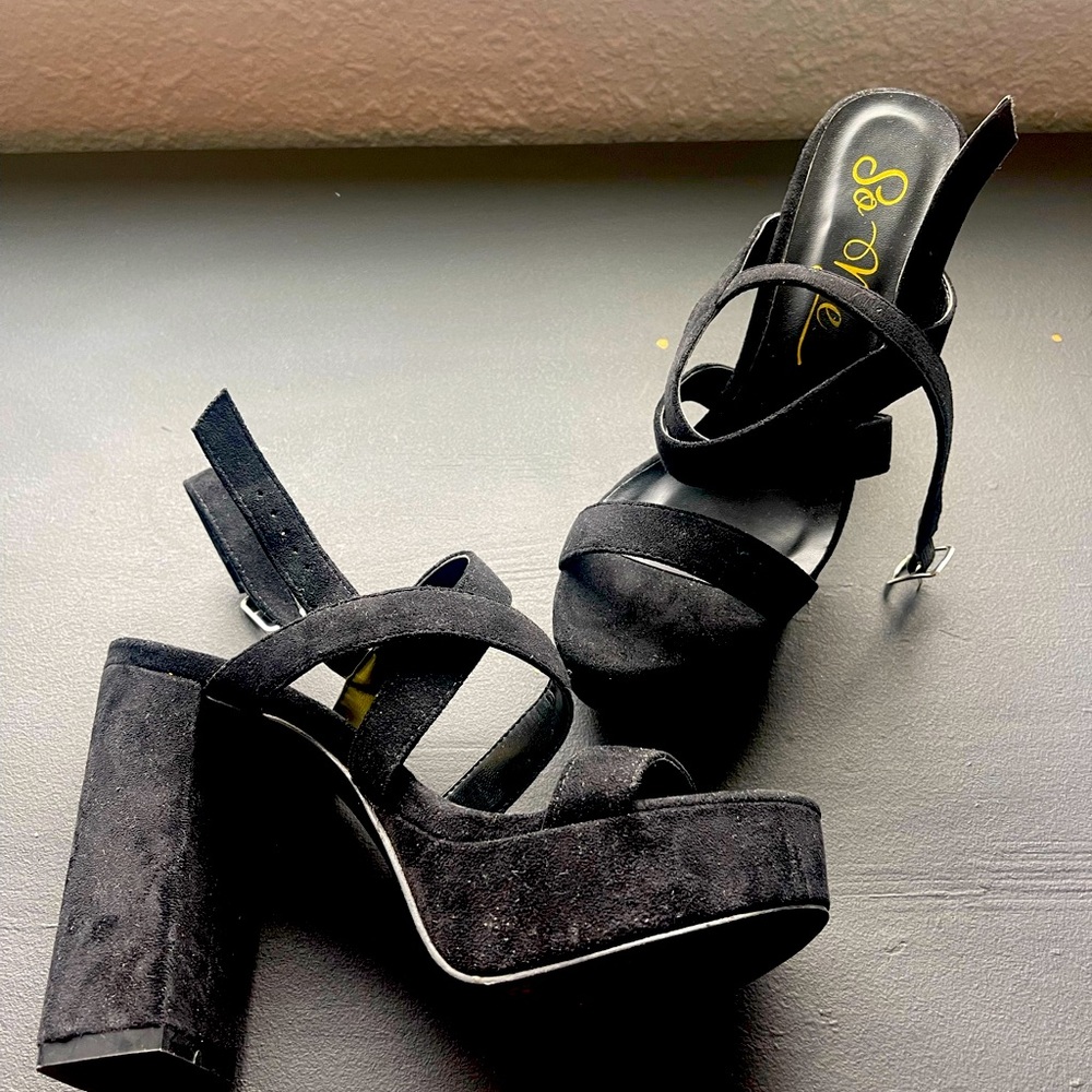Black heels